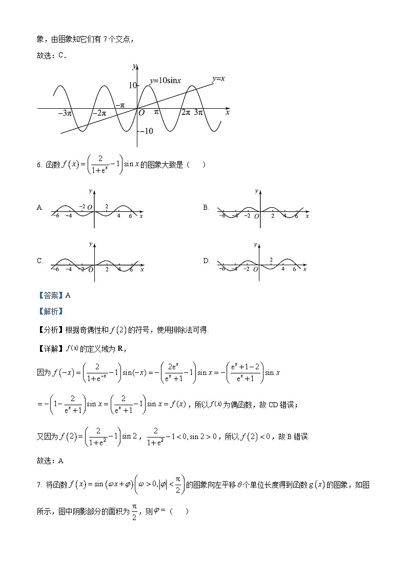 四川省眉山市仁寿县第二中学等校联考2023-2024学年高一下学期第二次质量检测（4月）数学试题（原卷版+解析版）03