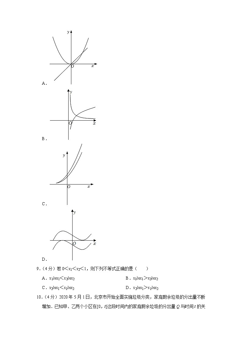 2021-2022学年北京市东城区东直门中学高二（下）期中数学试卷02