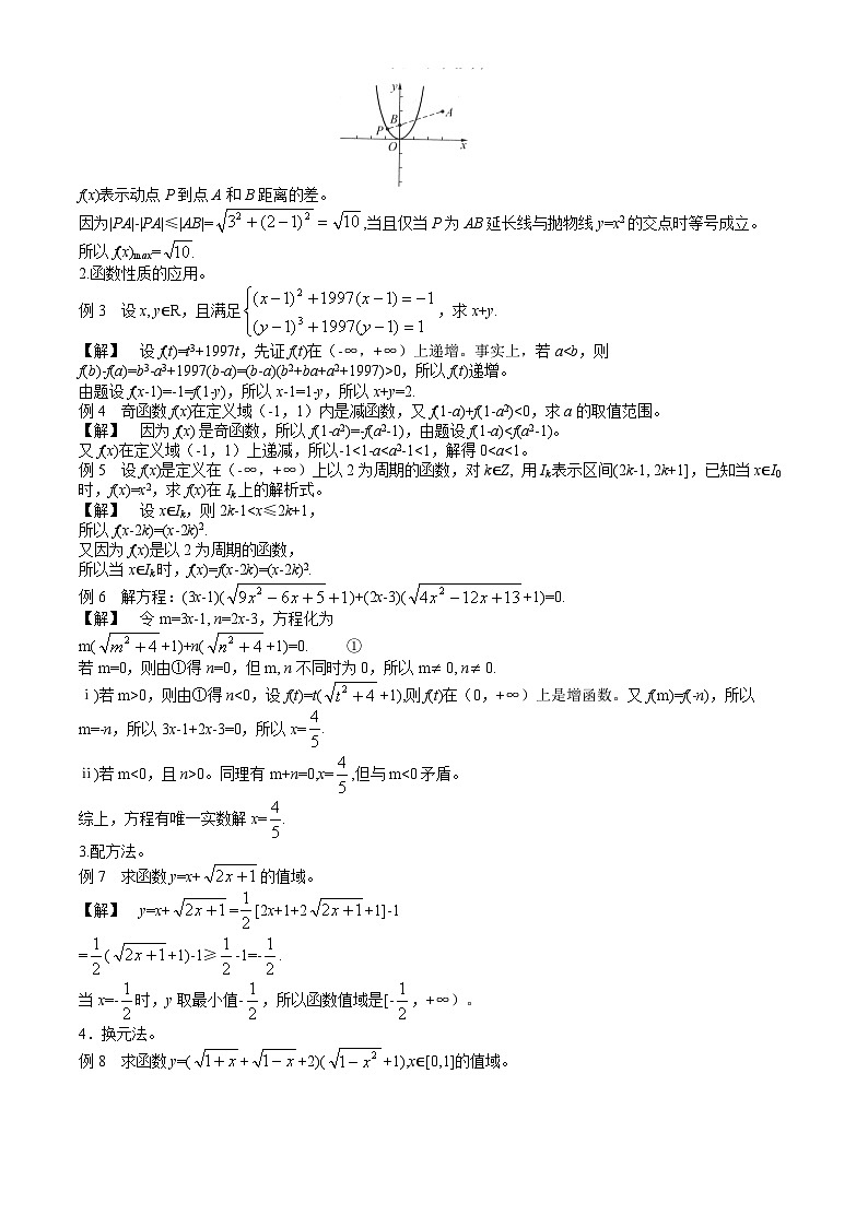 高中数学竞赛标准教材03第三章  函数【讲义】第2页