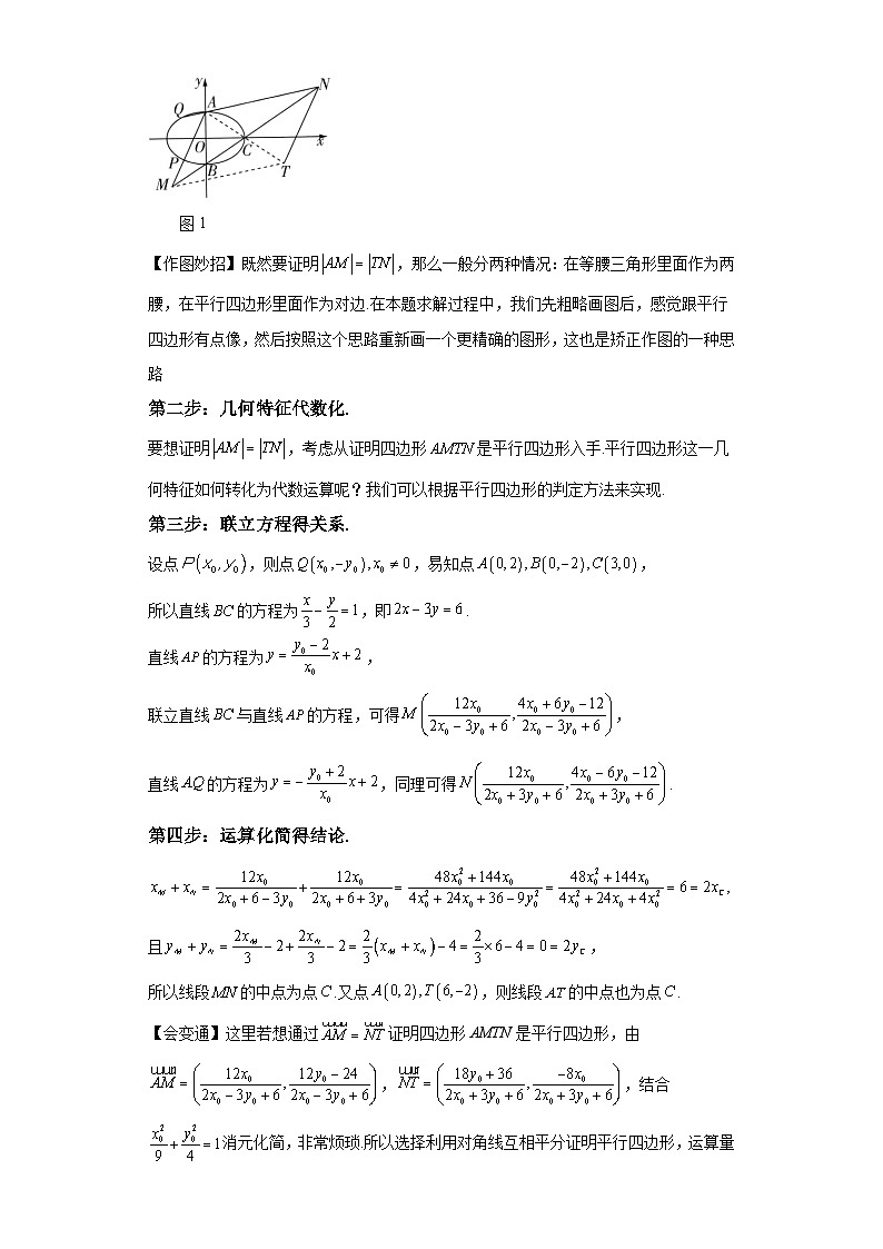 第八章 模型1圆锥曲线中的几何图形模型 （含解析）2024年高考数学三轮冲刺考点归纳第2页