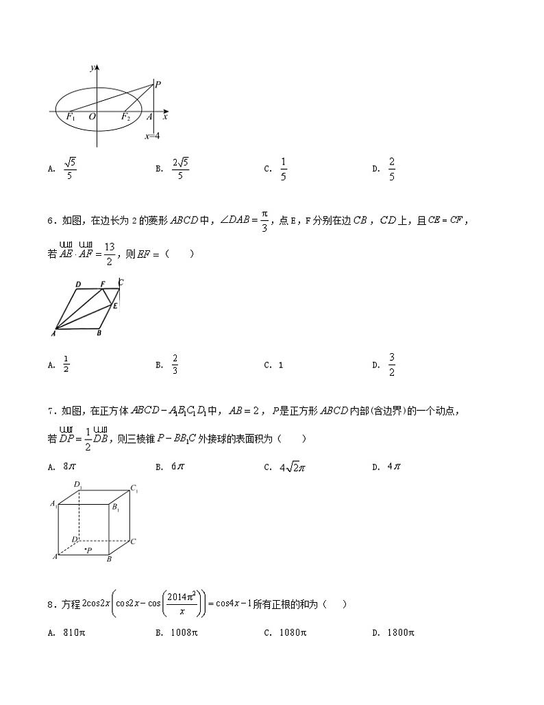 2024届高考新结构数学-选择填空强化训练十（原卷版）第2页
