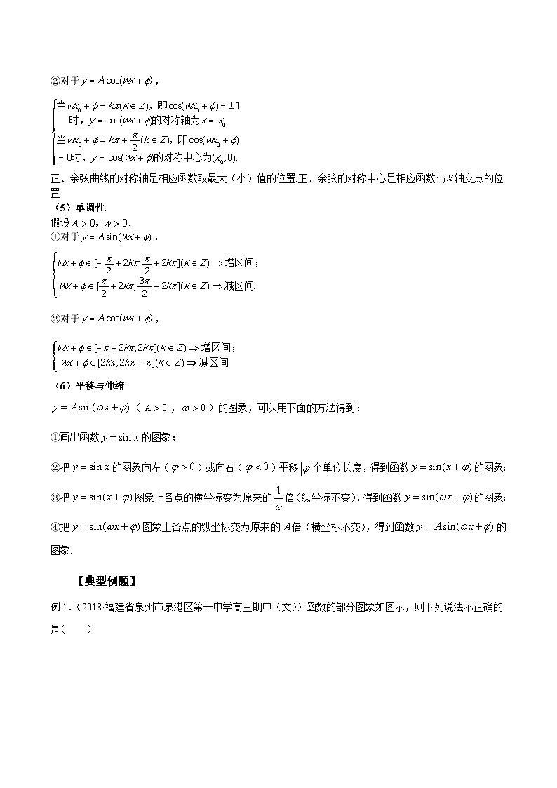 新高考艺术生40天突破数学90分讲义第21讲三角函数的性质(原卷版+解析)03