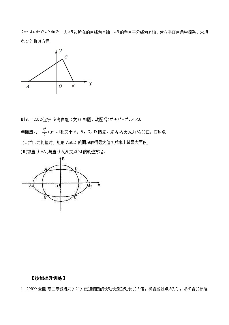 新高考艺术生40天突破数学90分讲义第36讲轨迹方程(原卷版+解析)03