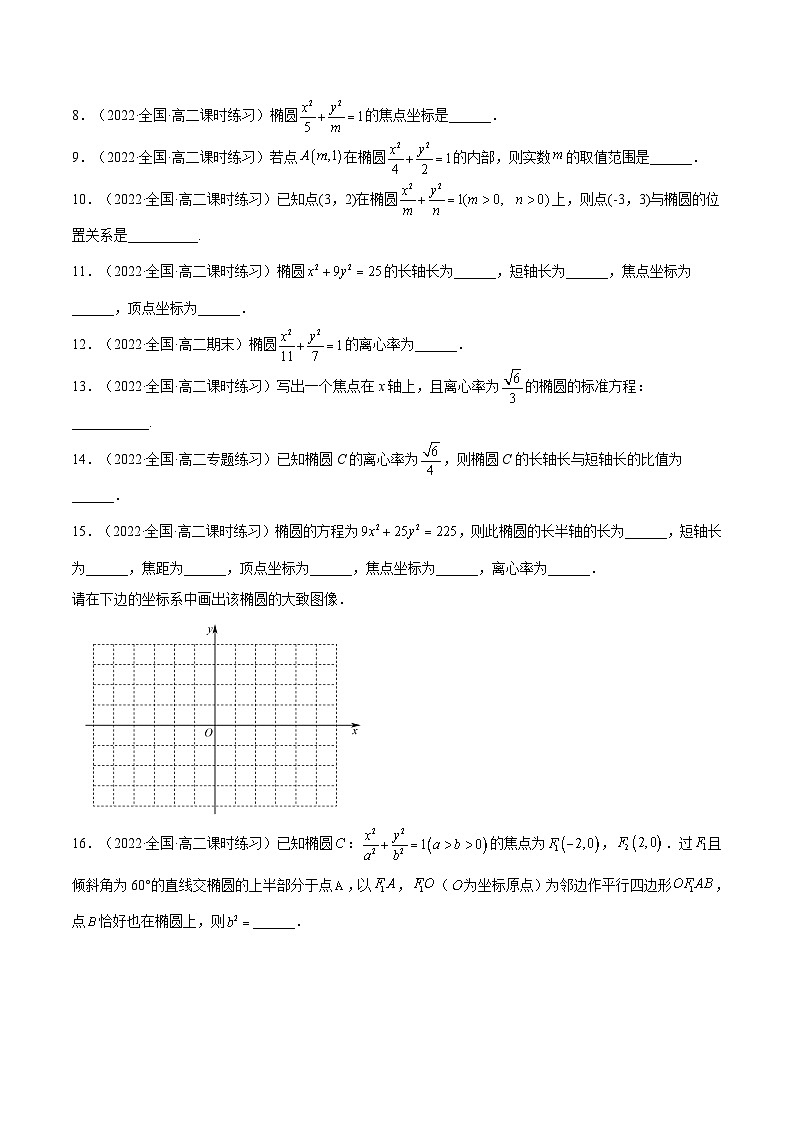 3.1.2《椭圆的简单几何性质》（第1课时）课件+分层作业（含答案解析）-人教版高中数学选修一02