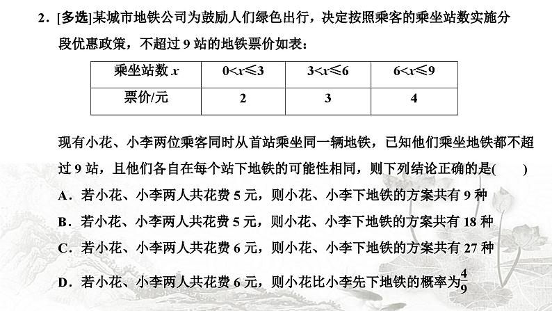 人教A版高中数学选择性必修第三册第六章计数原理习题课计数原理课件第6页