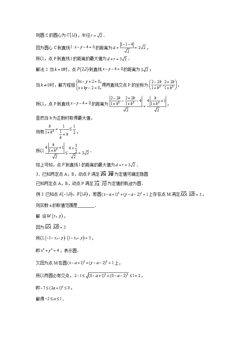 高考专题复习 解析几何中的隐圆问题第2页