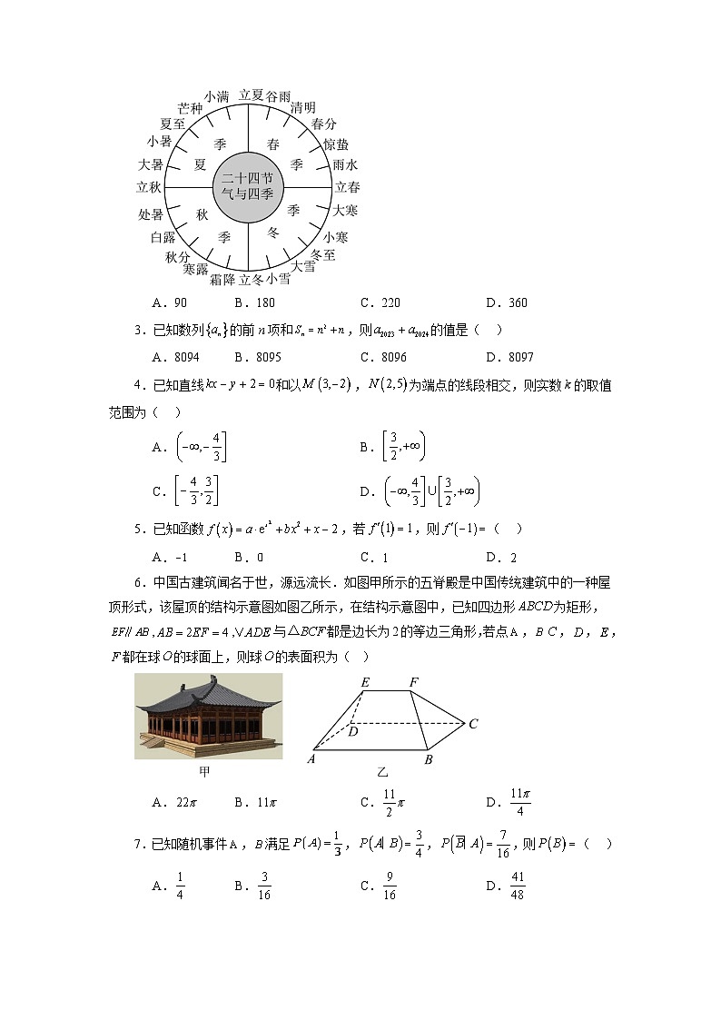 2024年高考数学新结构模拟适应性特训卷02-【完美适应】备战2024年高考数学新结构模拟适应性特训卷（19题新题型）02