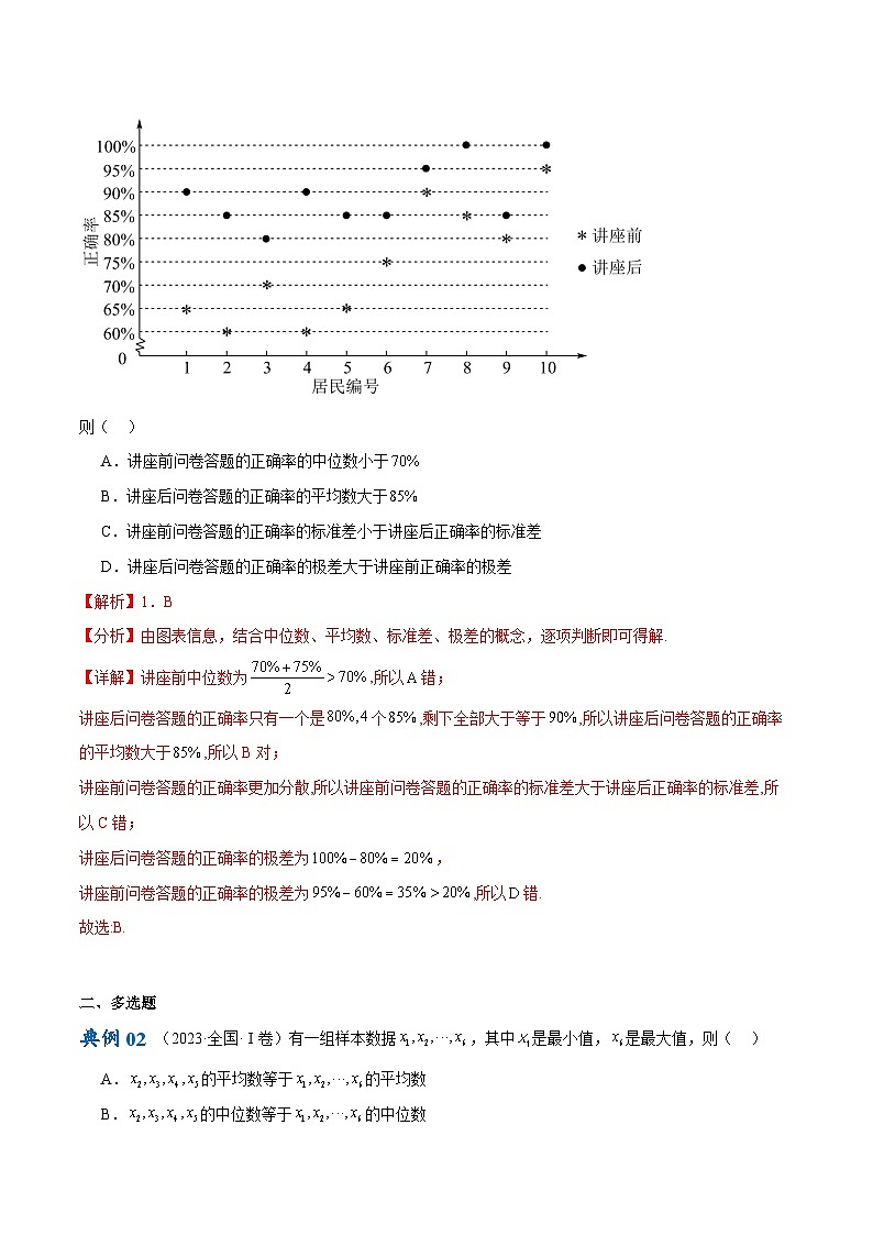 【二轮复习】高考数学专题8 统计案例分析（讲义）（考点精练）.zip03