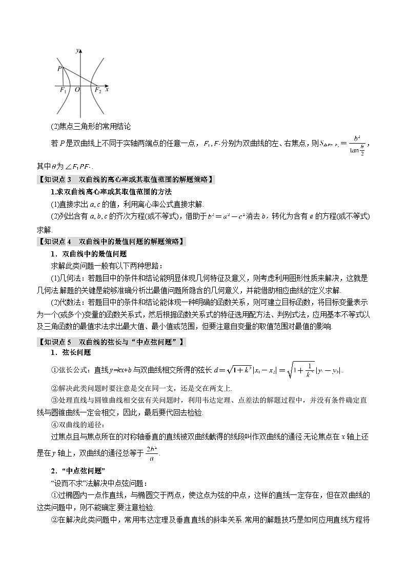 【二轮复习】高考数学 专题8.3 双曲线综合（题型专练）（新高考专用）.zip02