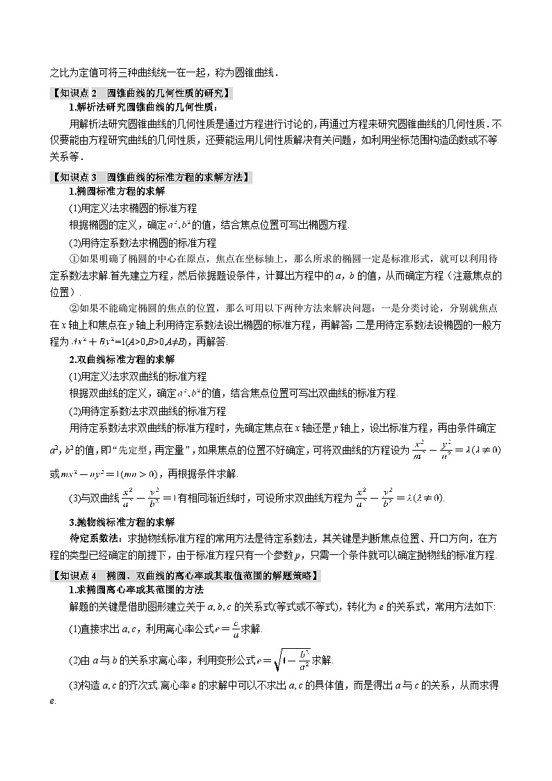 【二轮复习】高考数学 重难点13 圆锥曲线常考经典小题全归类（新高考专用）（解析版）第2页