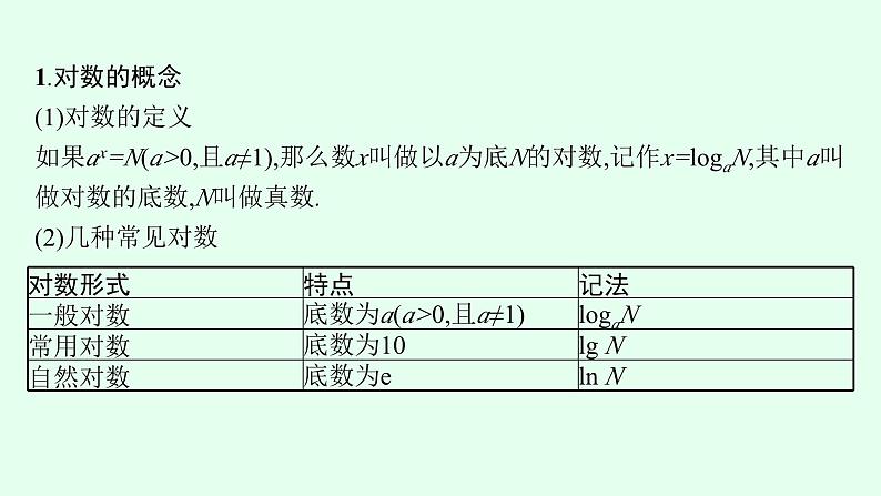 高中数学学考复习第7讲对数与对数函数课件第5页
