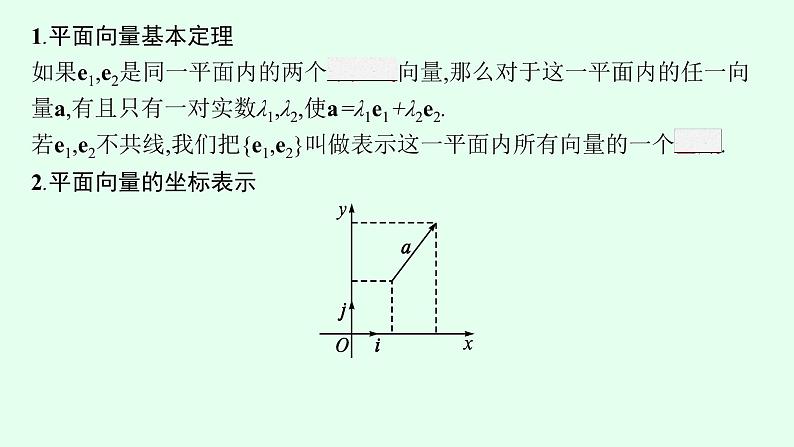 高中数学学考复习第15讲平面向量基本定理课件05