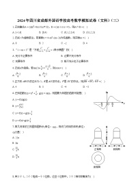 2024年四川省成都外国语学校高考数学模拟试卷（文科）（三）