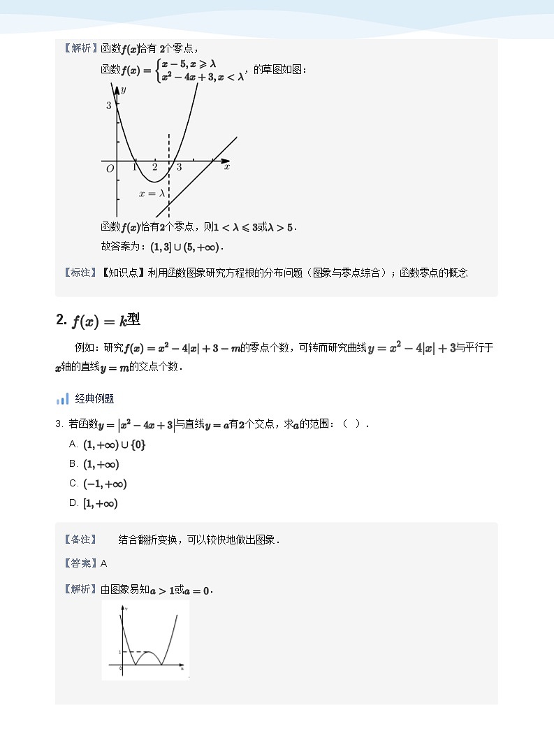 人教A版（2019）高中数学必修一讲义12零点与函数建模03