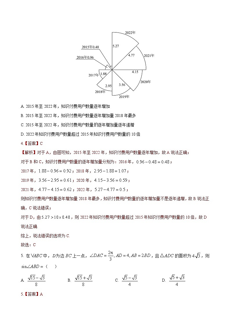 2024年高考押题预测卷-数学(新高考卷)(全解全析)第3页