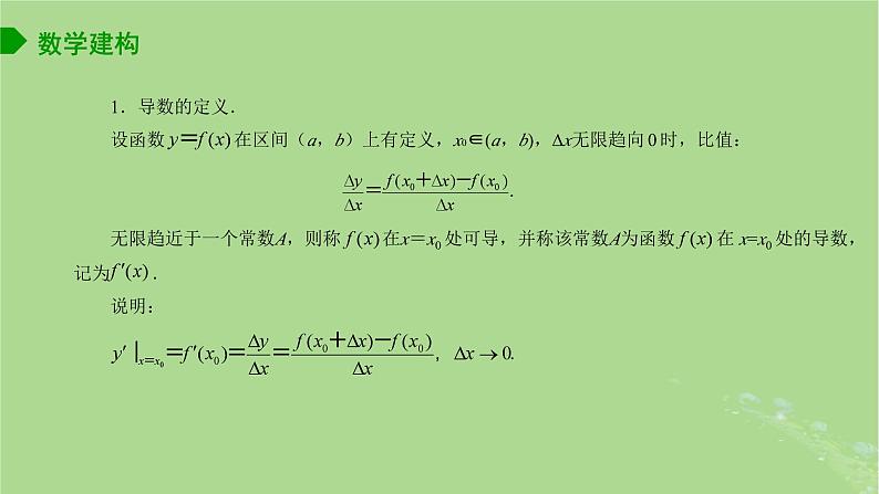 高中数学5.1.2瞬时变化率__导数3课件2023-2024学年苏教版选择性必修第一册第4页