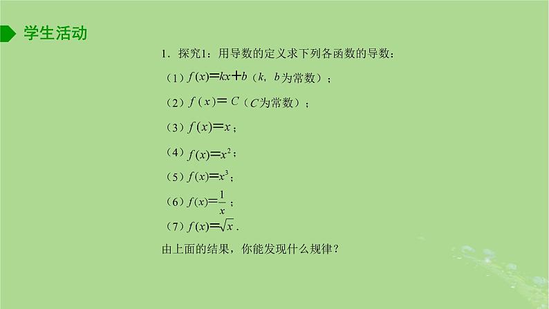 高中数学5.2.1基本初等函数的导数课件2023-2024学年苏教版选择性必修第一册03
