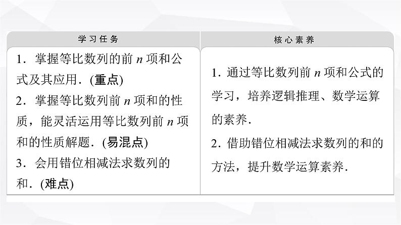 人教B版高中数学选择性必修第三册第5章5-3-2等比数列的前n项和课件02