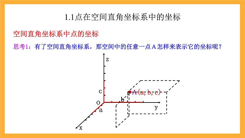 北师大版数学高二选择性必修第一册 3.1 空间直角坐标系 课件08