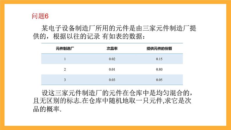 北师大版数学高二选择性必修第一册 6.1.3 全概率公式 课件07
