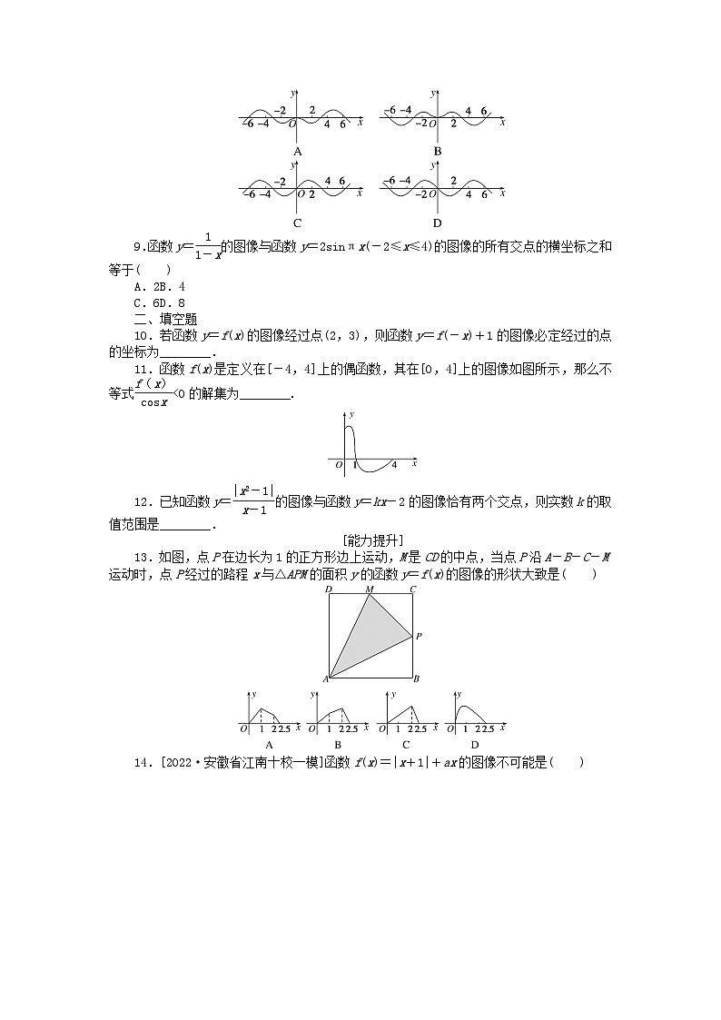 2024版高考数学微专题专练10函数的图像理（附解析）第3页