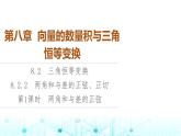 人教B版高中数学必修第三册第8章8-2-2第1课时两角和与差的正弦课件
