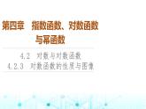 人教B版高中数学必修第二册第4章4-2-3对数函数的性质与图像课件