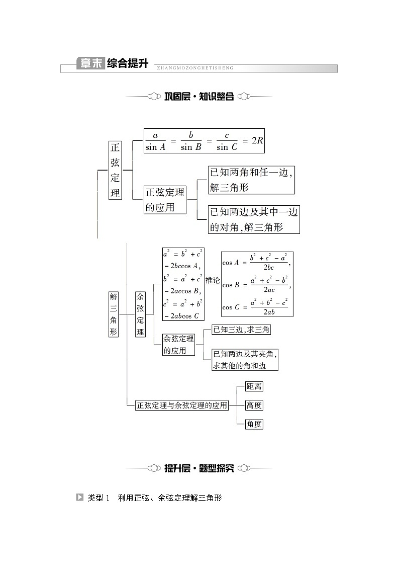 人教B版高中数学必修第四册第9章章末综合提升学案01