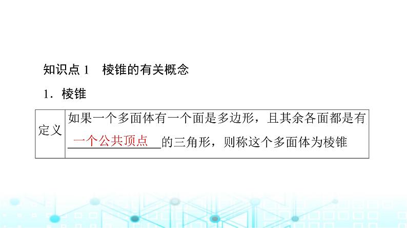 人教B版高中数学必修第四册第11章11-1-4棱锥与棱台课件第7页
