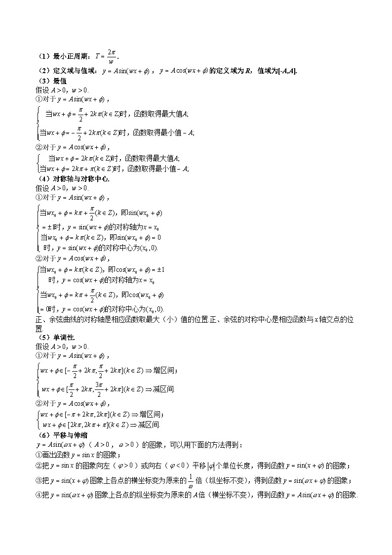 专题20 三角函数的图象与性质（原卷版）第3页