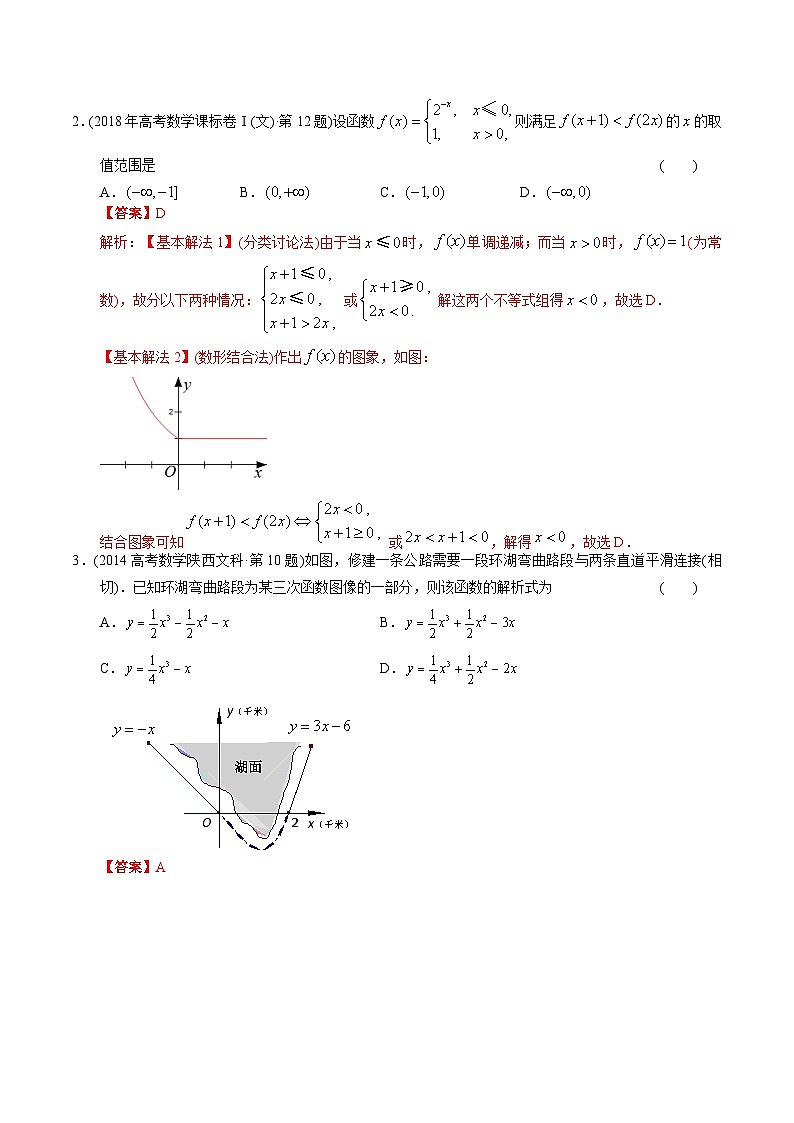 十年（2014-2023）高考数学真题分项汇编（全国通用）02