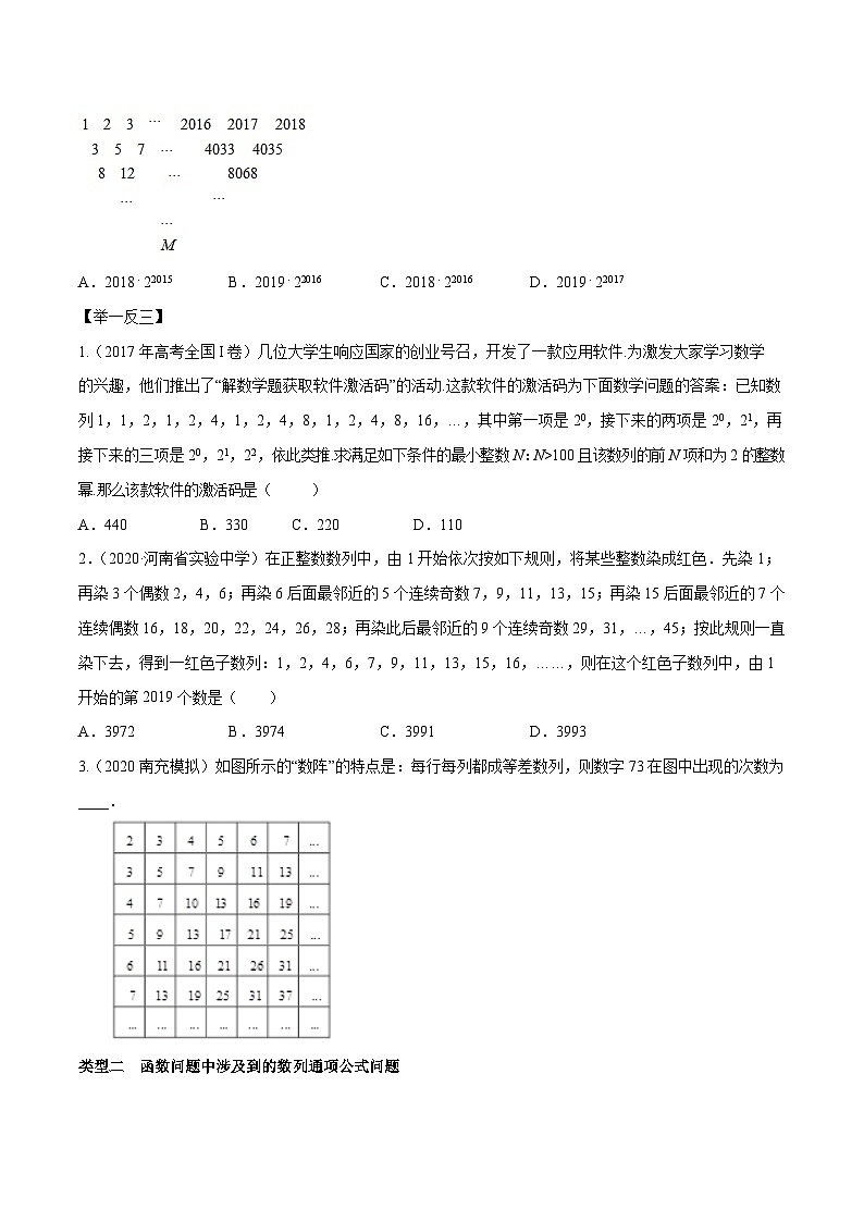 专题3.1 复杂数列的通项公式求解问题-【玩转压轴】突破高考数学选择和填空题精讲02