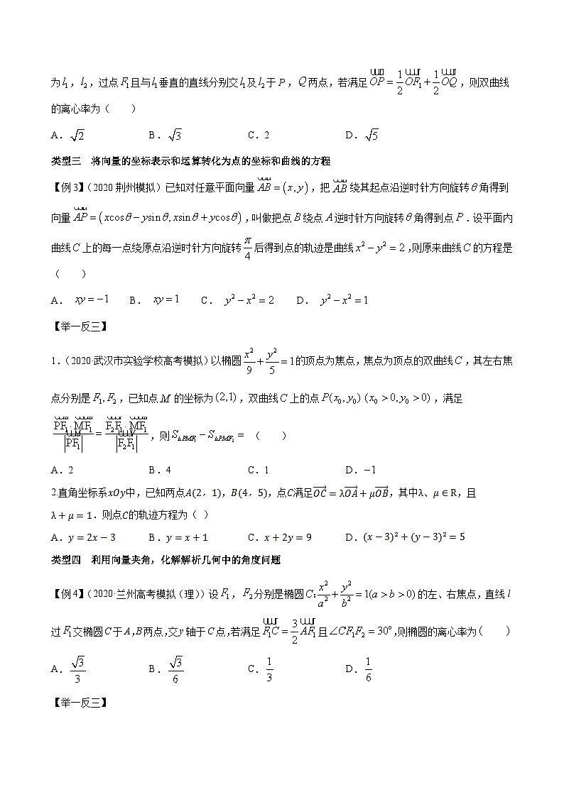 专题5.2 解析几何与平面向量相结合问题-【玩转压轴】突破高考数学选择和填空题精讲03