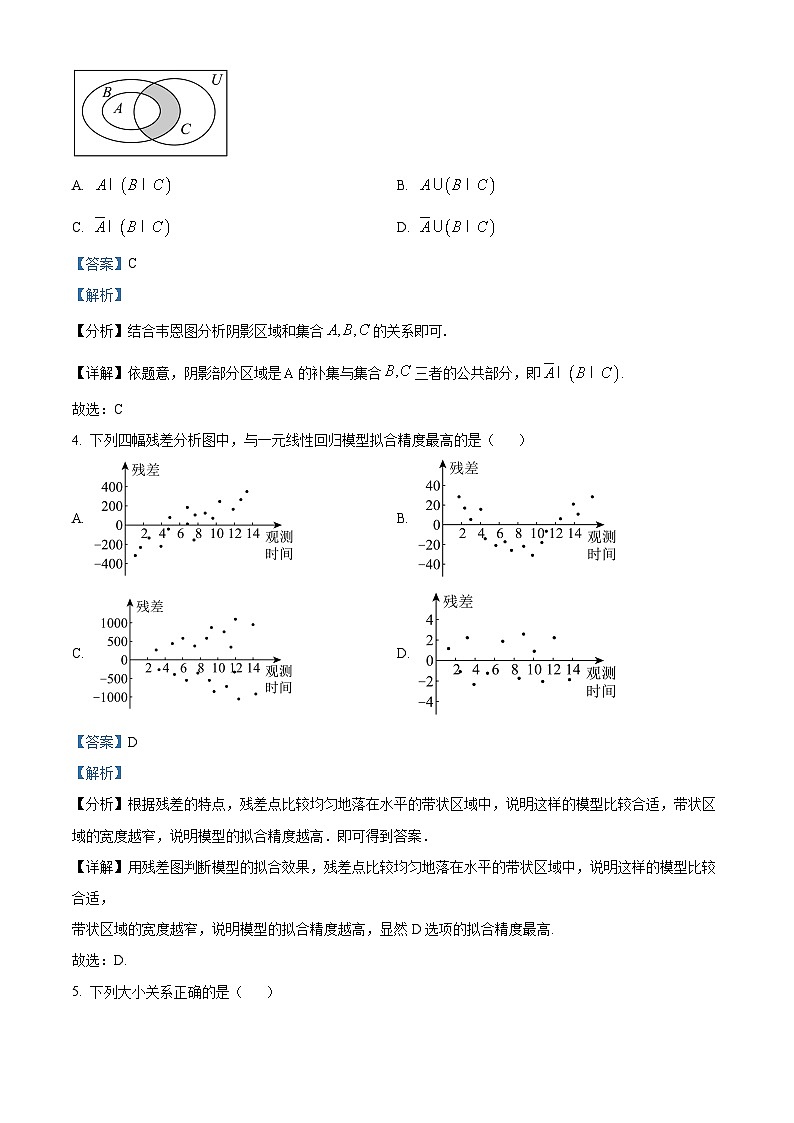 四川省成都市第七中学2024届高三下学期5月考试理科数学试卷（教师版）第2页