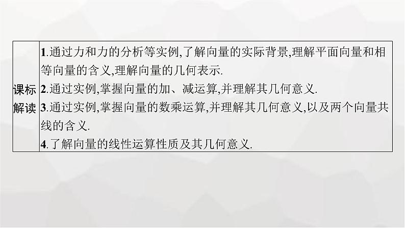 新教材(广西专版)高考数学一轮复习第七章平面向量、复数第一节平面向量的概念及线性运算课件03