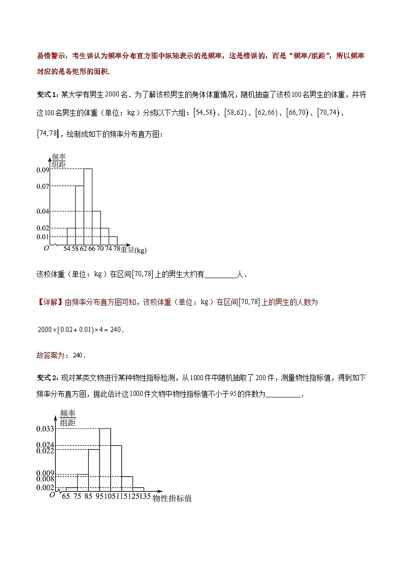 新高考专用备战2024年高考数学易错题精选专题13统计教师版第3页