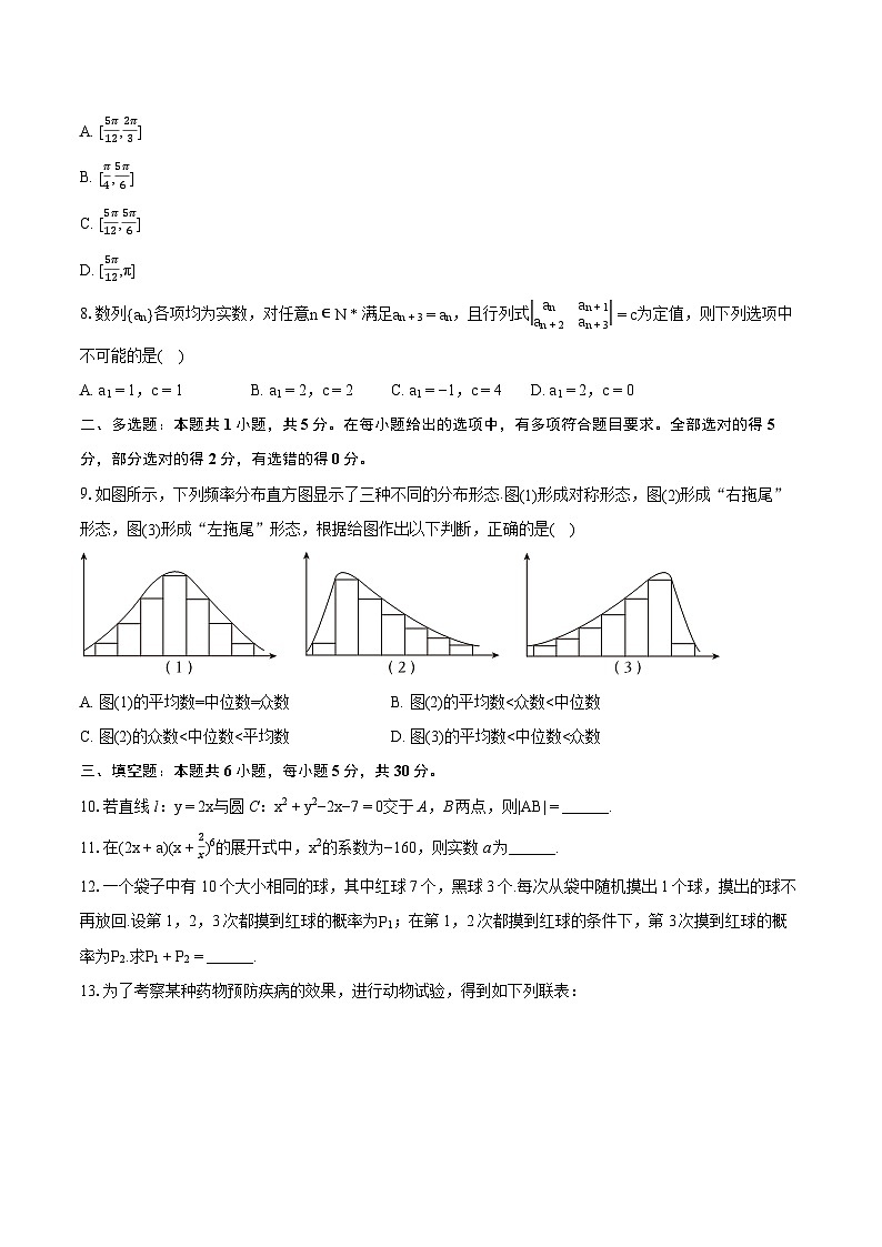 2024年天津市南开中学高考数学模拟试卷（含详细答案解析）第2页