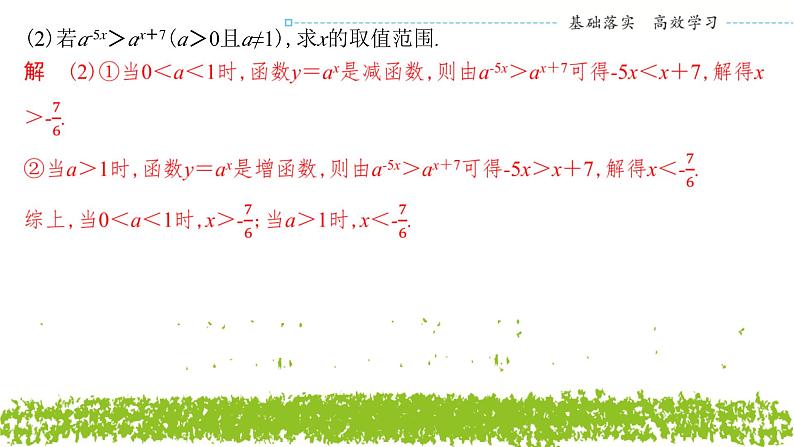新人教A版 高中数学必修第一册 4.2.2 《指数函数的图象和性质 （第二课时）》课件07