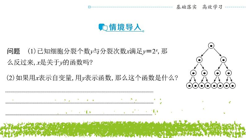 新人教A版 高中数学必修第一册 4.4.1 《对数函数的概念》课件03