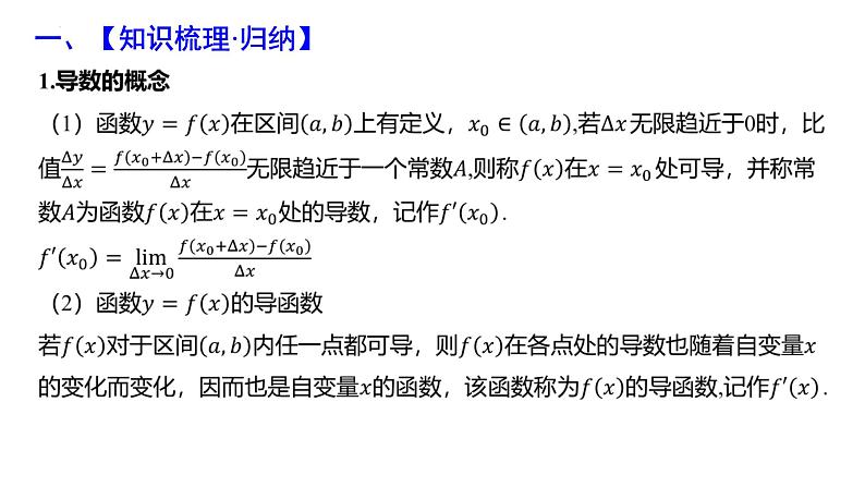 导数的概念及运算课件-2025届高三数学一轮复习第2页