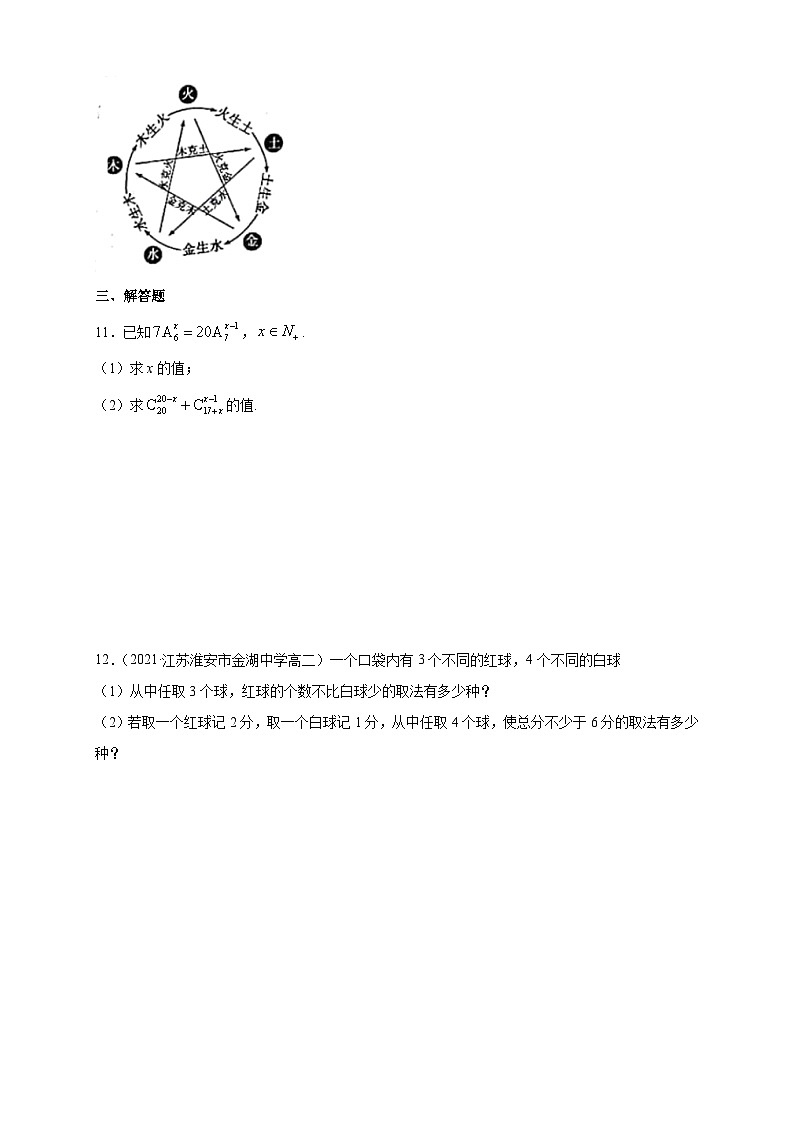 人教版高中数学选择性必修第三册6.2.3- 6.2.4组合与组合数A组基础同步训练（含解析）第2页