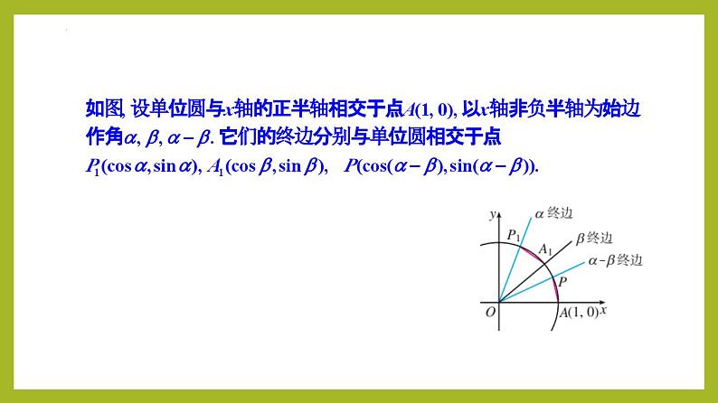 5.5.1两角差的余弦公式（第1课时）PPT+分层作业+答案解析06