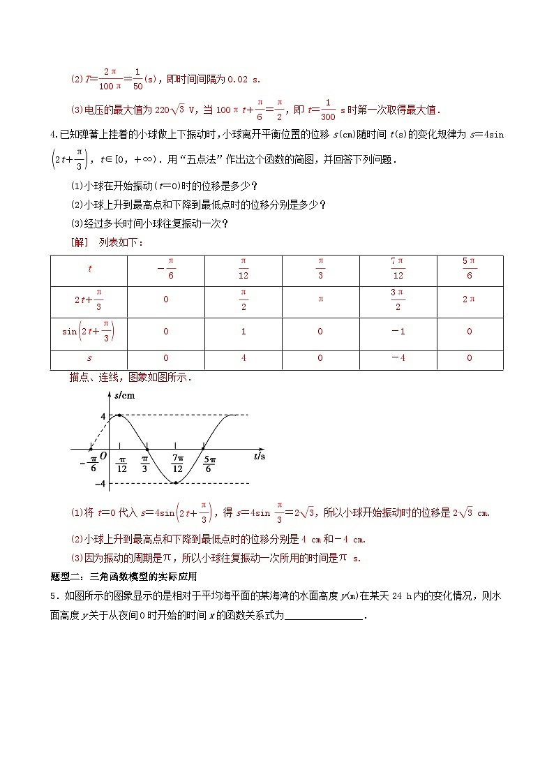 5.7三角函数的应用PPT+分层作业+答案解析02