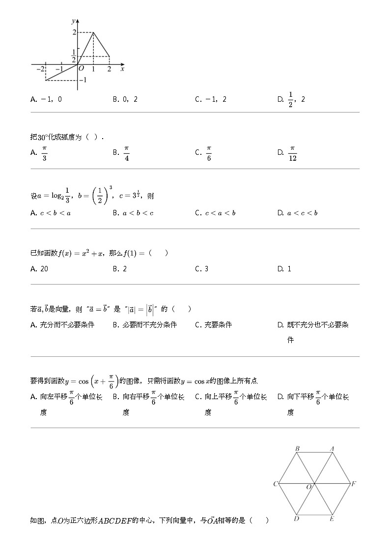 2024年湖南高二会考数学试卷（普通高中学业水平合格性押题卷（四））第2页