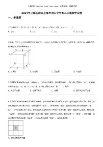 2024年上海杨浦区上海市控江中学高三三模数学试卷