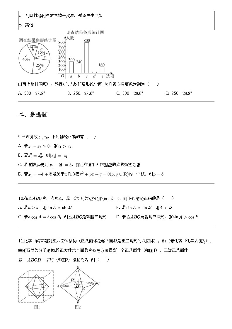 2023_2024学年山东菏泽牡丹区山东省菏泽第一中学高一下学期月考数学试卷（八一路校区第三次）03