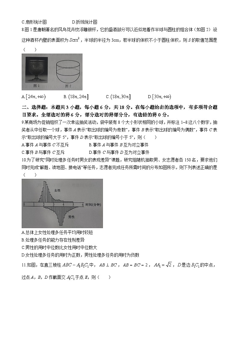 2024洛阳强基联盟高一下学期5月月考试题数学含解析02