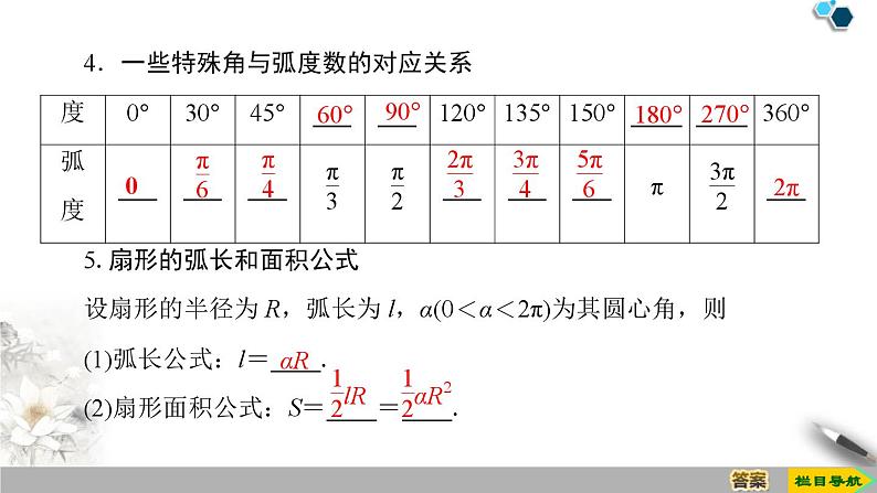 人教版高中数学必修第一册5.1任意角和弧度制 （课件）第8页