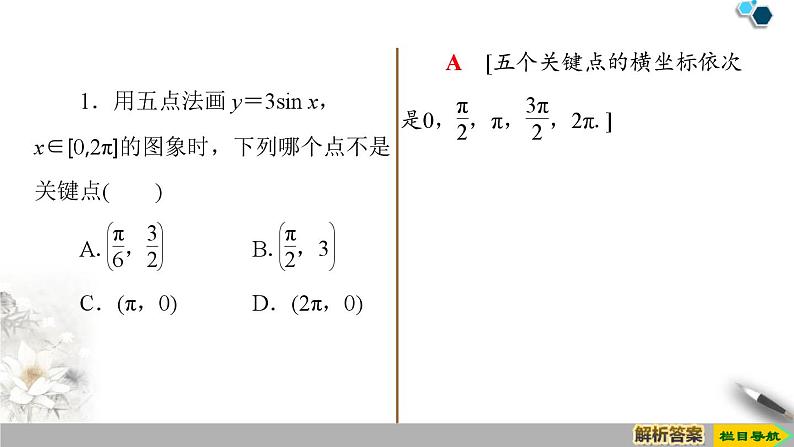 人教版高中数学必修第一册5.4.1正弦函数、余弦函数的图象 （课件）第8页