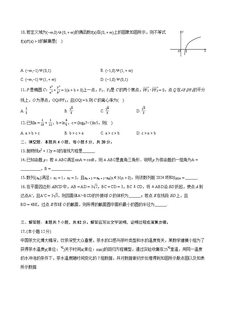 2024年四川省成都外国语学校高考数学模拟试卷（理科）（四）（含详细答案解析）02